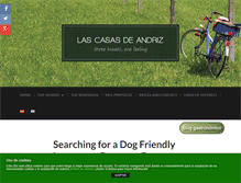 Tablet Screenshot of lascasasdeandriz.com